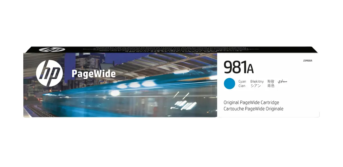 Oriģinālais HP 981A PageWide ciāna tintes