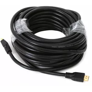 HDMI kabelis OMEGA OCHB15 — 15 m, melns, augstas caurlaidspējas savienojums