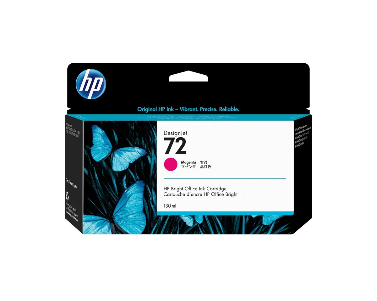 HP 72 130 ml purpura tintes