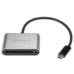 Card reader StarTech USB 3.0 for CFast 2.0 cards (USB-C) — Silver/Black, 6000 Mbit/s, 58×245×15 mm