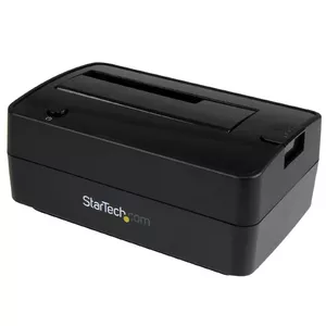 Док-станция StarTech на один диск USB 3.1 / eSATA в SATA SDOCKU313E — USB 3.1 (10 Гбит/с), поддержка 2.5" и 3.5" SATA III HDD/SSD, верхняя загрузка