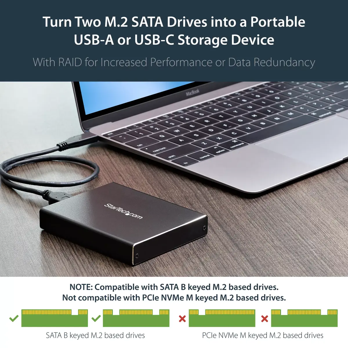 Корпус для SSD StarTech.com SM22BU31C3R Photo 7