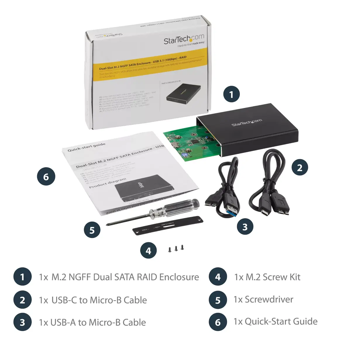 Корпус для SSD StarTech.com SM22BU31C3R Photo 11