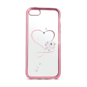 Beeyo Heart sērijas vāciņš Samsung Galaxy A5 2016 A510, rozā
