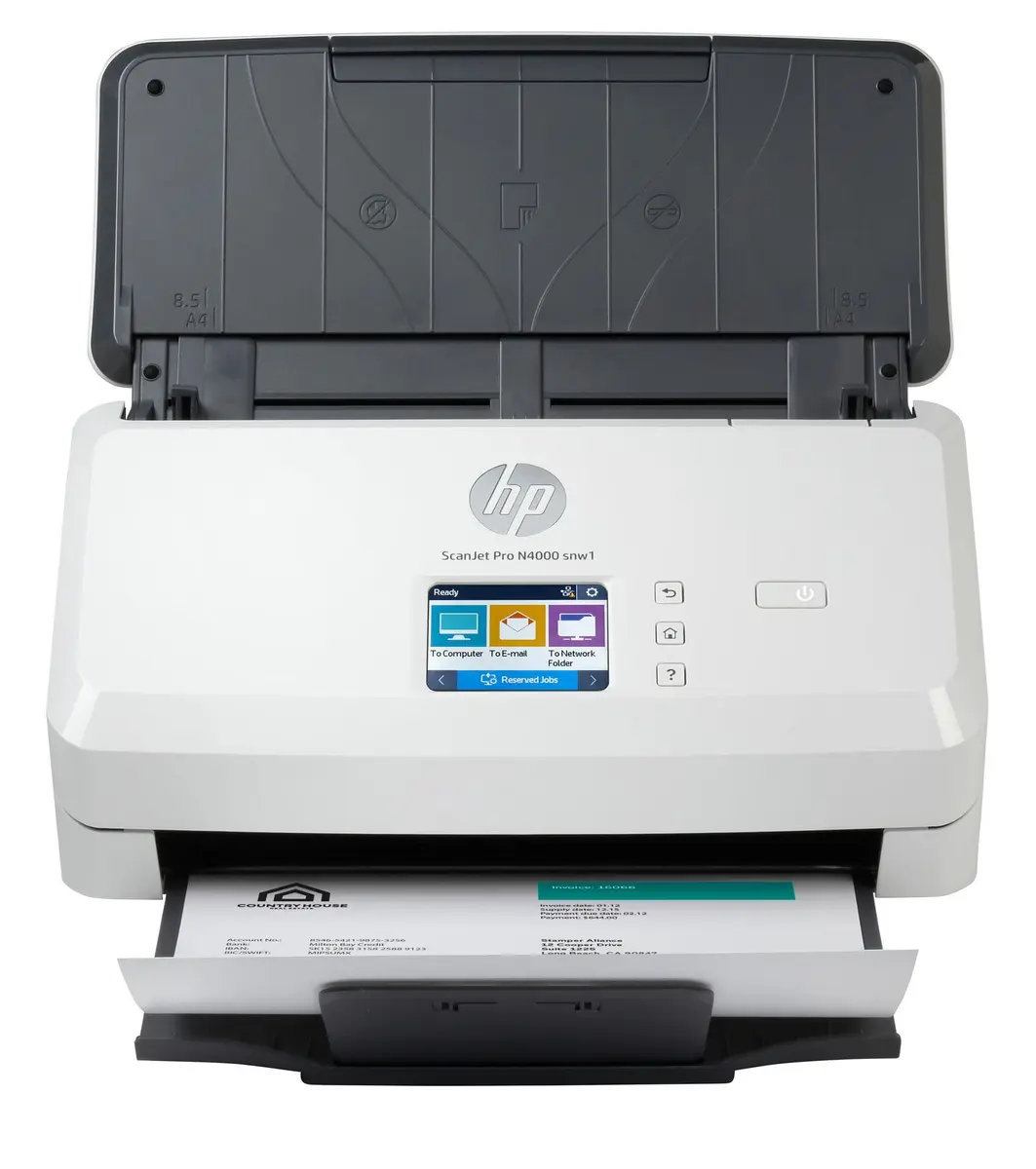 Sheet-fed scanner HP Scanjet Pro N4000 snw1 Photo 15