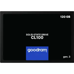 2.5" SATA III SSD GOODRAM 120 GB (Read 500 MB/s, Write 360 MB/s, 3D NAND, TBW 90)