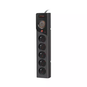 Strāvas padele Armac Z5 Black 5 AC kontaktligzdām 250 V 5 m