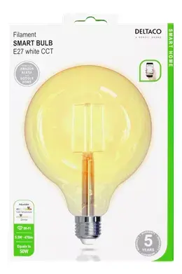 Smart bulb Deltaco SH-LFE27G125 Photo 2