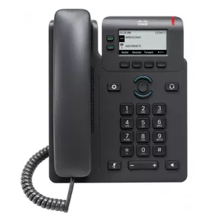 IP telefons Cisco 6821 melns 2 līnijas