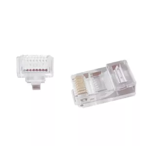 Gembird LC-PTU-01/10 соединитель провода 8P8C RJ45 Прозрачный