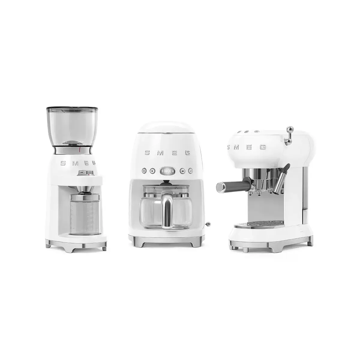 Кофемолка Smeg 50's Style CGF01WHEU White Photo 6
