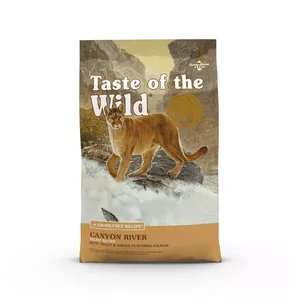 Сухой корм для кошек Taste of the Wild Canyon River 6.6 кг — вкус форели, 32% белка, 16% жира, без глютена и сои