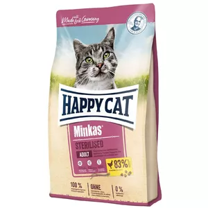 Dry cat food Happy Cat Minkas Sterilised 10 kg — Adult, antioxidants included