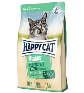 Dry cat food happy cat Minkas Perfect Mix 1.5 kg — Adult, antioxidants