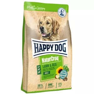 Корм для собак happy dog NaturCroq Lamm & Reis 15 кг — Взрослым, ягнёнок и рис