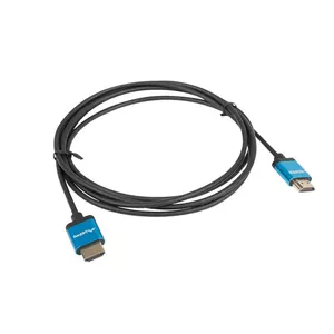 HDMI cable LANBERG CA-HDMI-22CU-0018-BK 1.8 m — HDMI Type A to A, HDMI 2.0, 18 Gbit/s, ARC, gold-plated