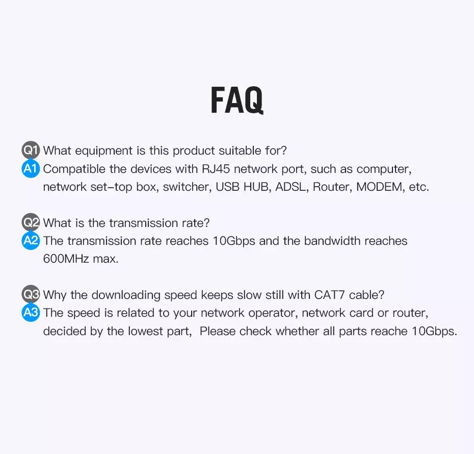 Network Cable Vention Cat.7 SFTP Patch Cable Photo 16