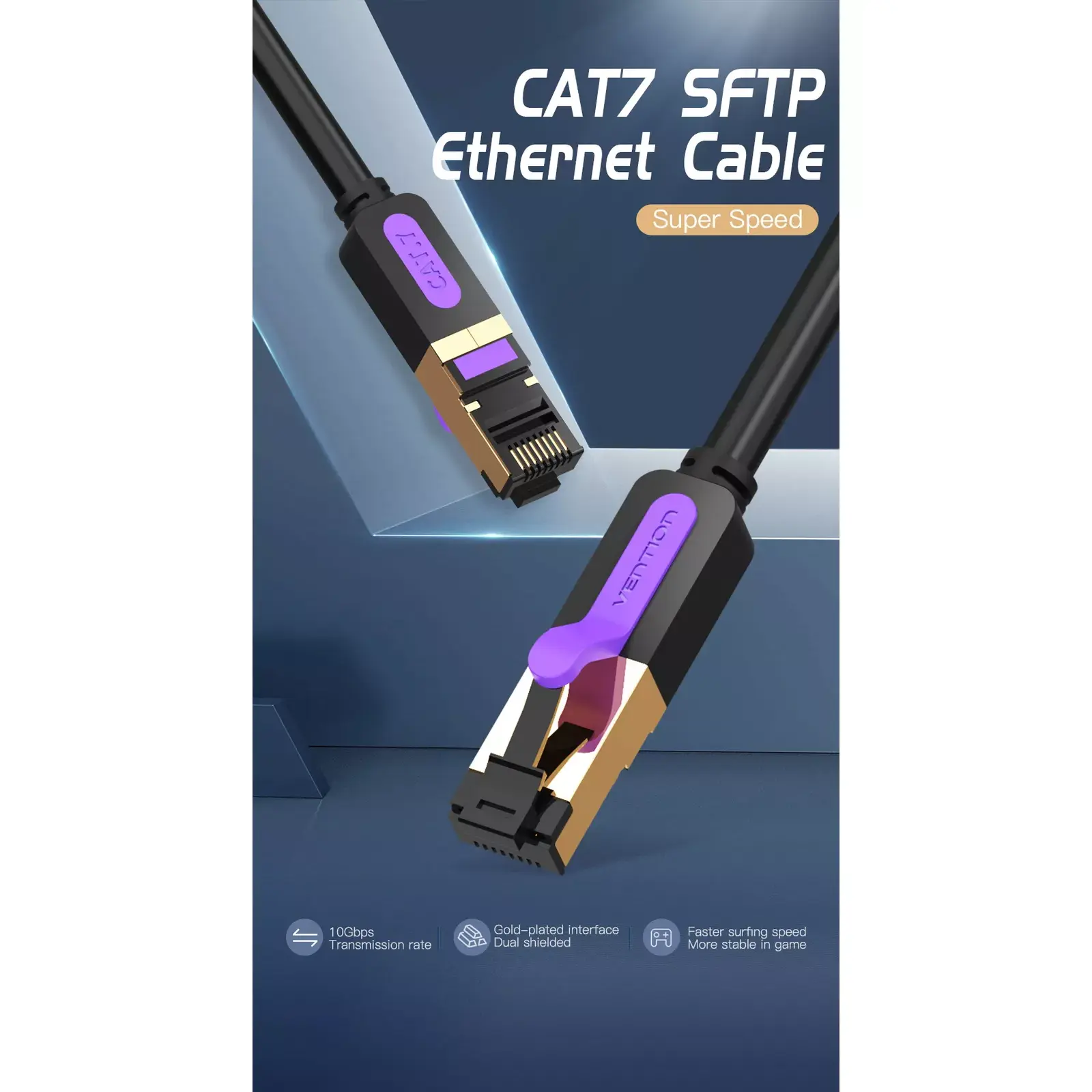 Tīkla kabelis Vention Cat.7 SFTP Patch Cable Photo 2
