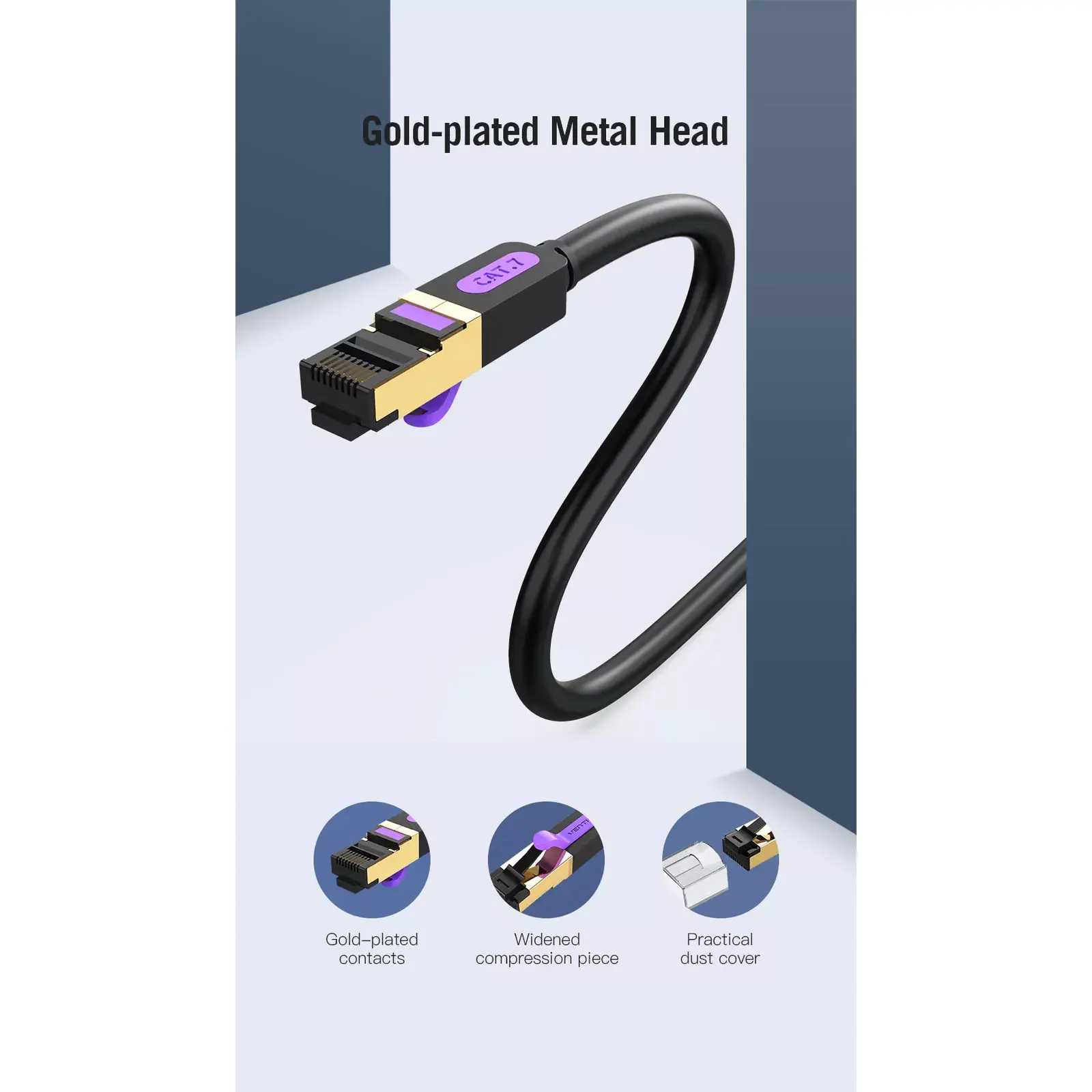 Tīkla kabelis Vention Cat.7 SFTP Patch Cable Photo 9