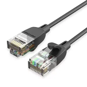 Network patch cable Vention Cat.6A U/UTP 5 m, RJ-45 to RJ-45, black