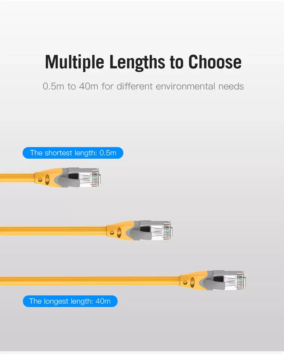 Tīkla kabelis Vention Cat.6A SFTP Patch Cable Photo 14