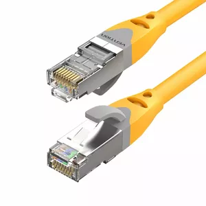 Network Cable Vention Patch Cable SSTP Cat6A 10m Yellow