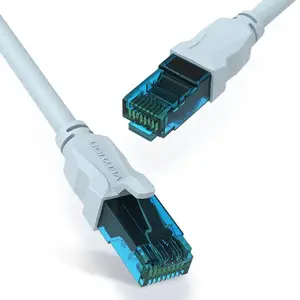 Vention VAP-A10 15 m Cat5e U/UTP Network Cable RJ-45 Male to Male Blue and White