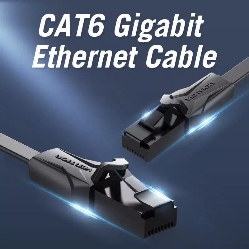 Сетевой кабель Vention Flat Cat.6 UTP Patch Cable Photo 2