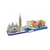 3D puzle cubicfun City Line Venice — 98 detaļas Photo 2