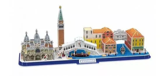 3D puzle cubicfun City Line Venice — 98 detaļas Photo 4