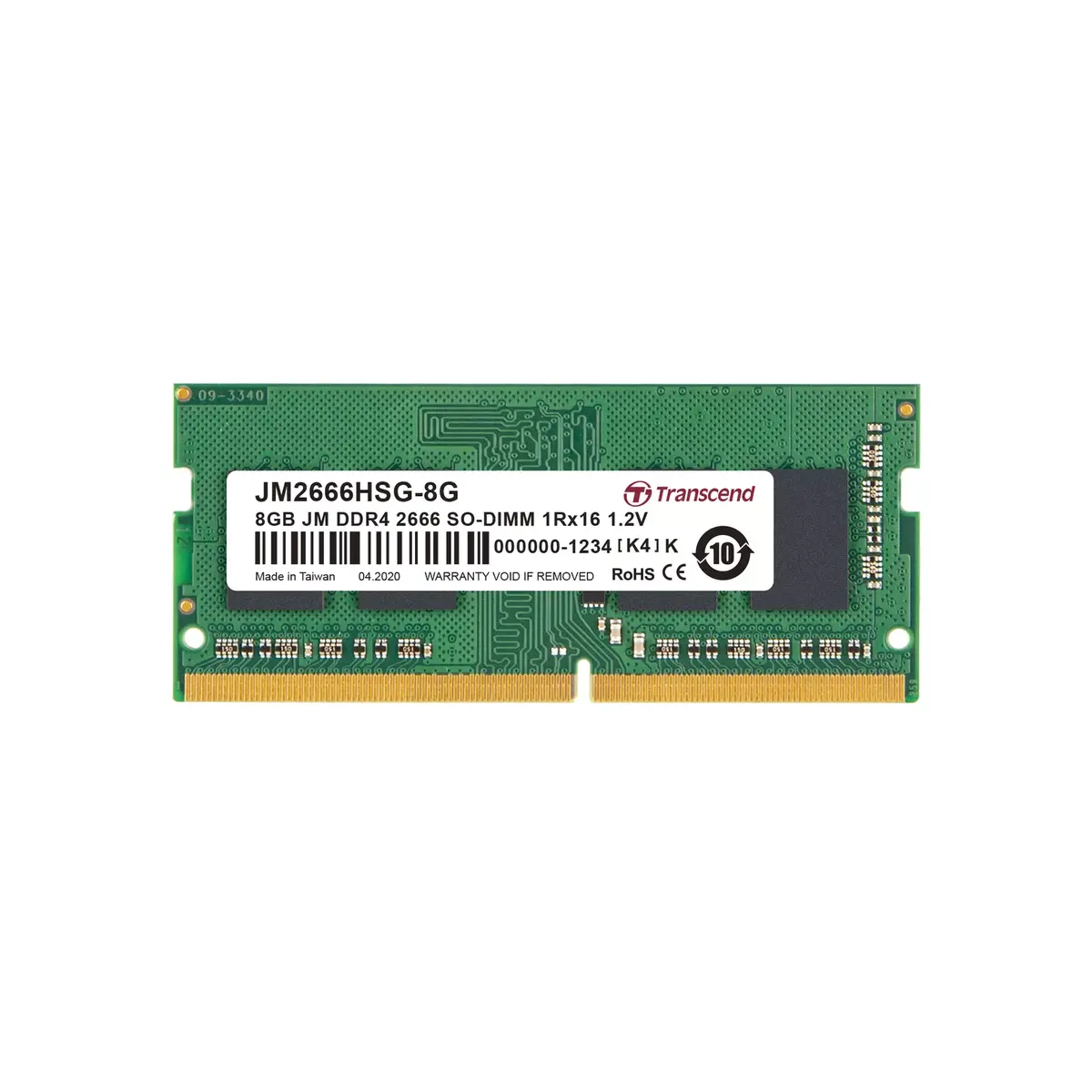 Оперативная память Transcend 8GB JM2666HSG-8G Photo 2