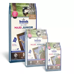 Сухой корм для щенков Bosch MAXI JUNIOR 15 кг — с курицей, для щенков крупных пород (взрослый вес 10–15,9 кг)