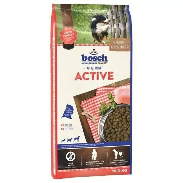 Sausais suņu barība Bosch Active 15