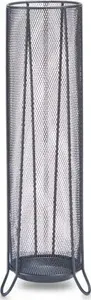 Umbrella Stand ZELLER Meshline Grey model 17744 — metal mesh construction, compact floor stand