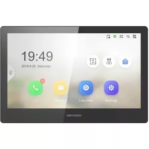 Видеодомофон Hikvision DS-KH8520-WTE1 10.1" Черный