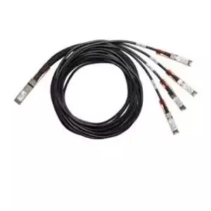 Кабель InfiniBand/оптоволоконный Cisco QSFP-4SFP25G-CU3M 3 м 4xSFP25G Черный
