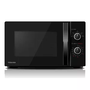 Solo countertop microwave Toshiba MW-MM20P — 20 L, 800 W, 5 power levels, 255 mm turntable, black