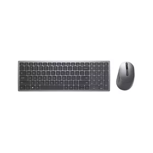 Беспроводной набор клавиатура и мышь Dell KM7120W — полноразмерная QWERTY Nordic, RF Wireless + Bluetooth, серо‑титановый