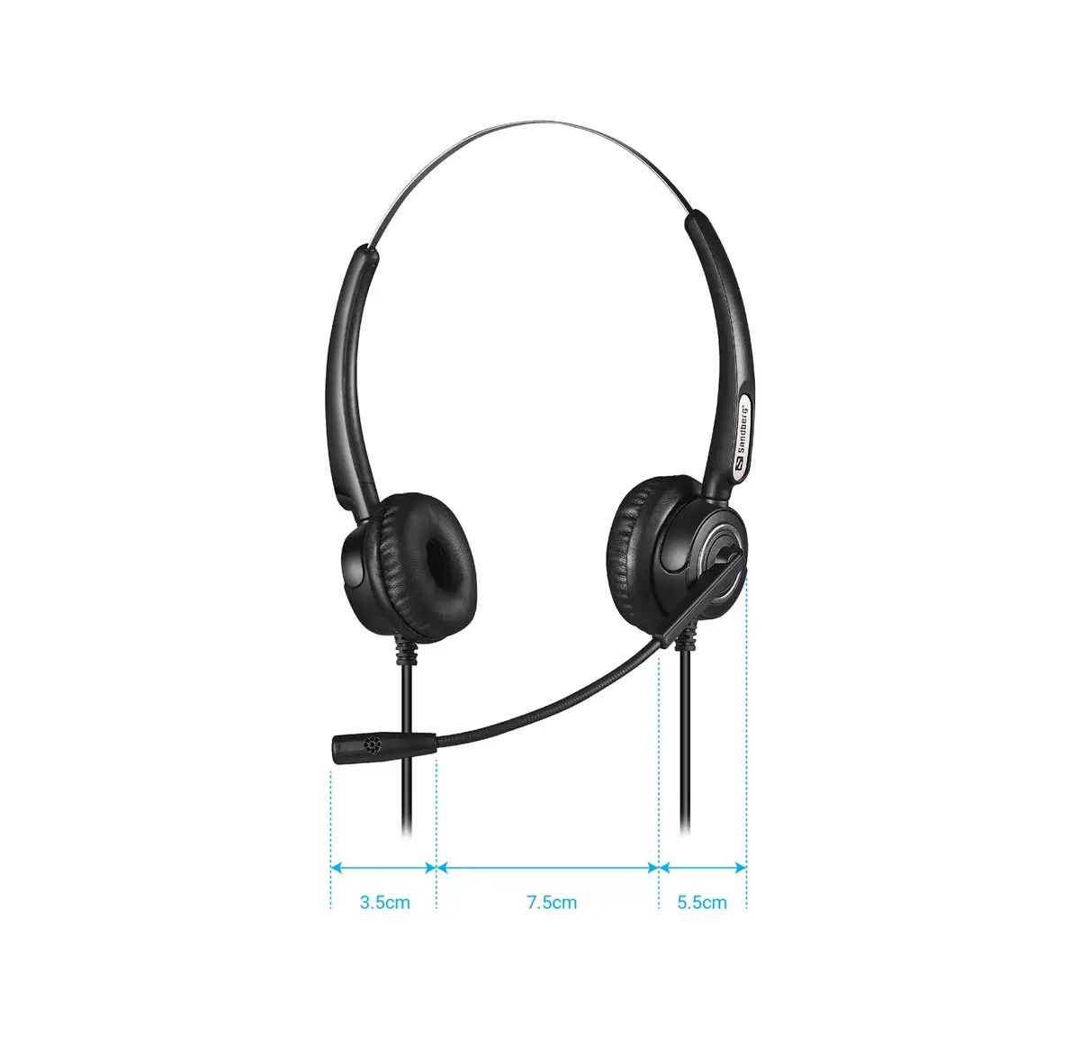 Austiņas Sandberg USB Office Headset Pro Stereo Photo 3