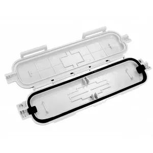 Mini optical cable sleeve adapter electro base Mini-Closure-AD, SC simplex to LC duplex, dimensions 160×45×14 mm