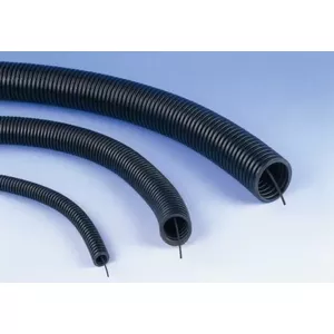 electro base Гофрированная труба d32mm Черная UV Для наружных работ с протяжкой 750N
