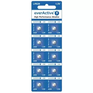 Alkaline Button Battery everActive G4 LR66 — pack of 10