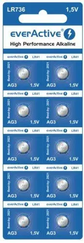 Poga-baterija everActive G3 LR41 1.5V