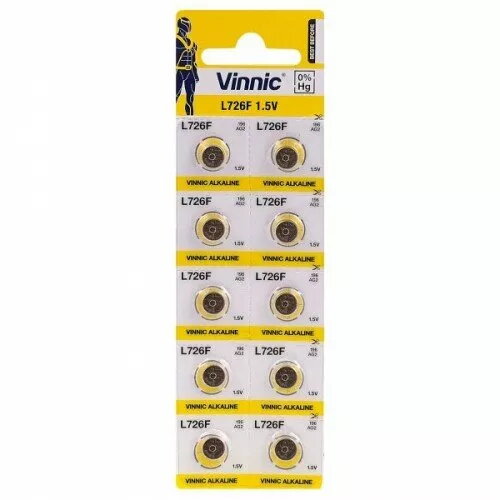 Alkalīnās pogu baterijas Vinnic G2 BATG2