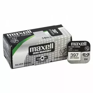 Button cell battery Maxell BAT397.MX1 SR726SW 1.55V silver oxide