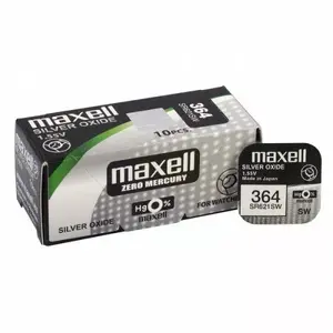Button cell battery Maxell BAT364.MX1 1.55V Silver Oxide SR621SW (1 pc)