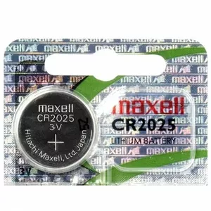 Button cell battery Maxell CR2025 3V lithium, single pack (1 pc)