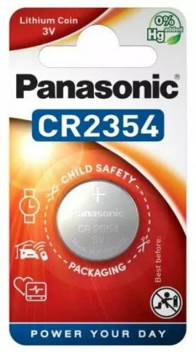 Litija monētas tipa baterija Panasonic CR2354