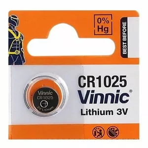 Button Lithium Battery Vinnic CR1025 BAT1025.VNC1 3V, 1 pc
