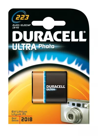 Vienreizējā baterija Duracell Ultra Photo 223